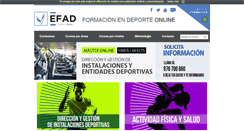 Desktop Screenshot of efadeporte.com